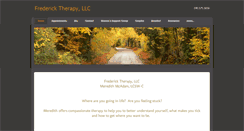 Desktop Screenshot of fredericktherapy.org