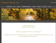 Tablet Screenshot of fredericktherapy.org
